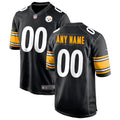 Custom Pittsburgh Steelers Jersey - Black