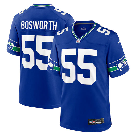 Brian Bosworth Seattle Seahawks Retired Player Alternate Jersey - Royal