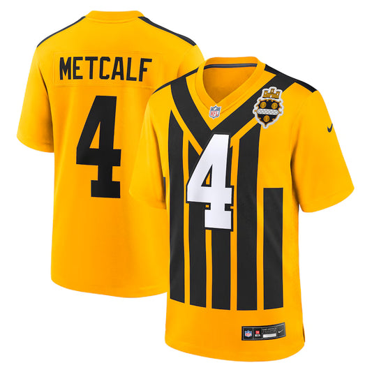 DK Metcalf Pittsburgh Steelers Jersey - Gold