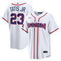 Fernando Tatis Jr. Dominican Republic Baseball 2026 World Baseball Classic Home Stadium Jersey - White