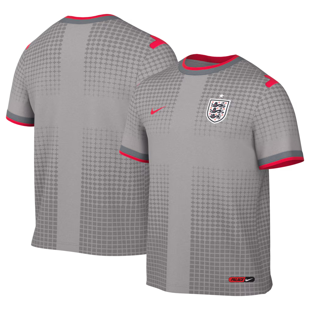 England National Team x Palace 2026 Pre-Match Top - Gray