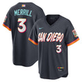 Jackson Merrill San Diego Padres 2026 City Connect Stadium Jersey - Obsidian