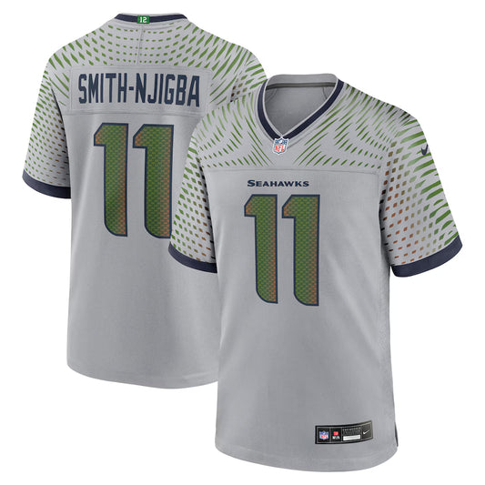 Jaxon Smith-Njigba Seattle Seahawks 2025 Rivalries Collection Jersey - Wolf Grey