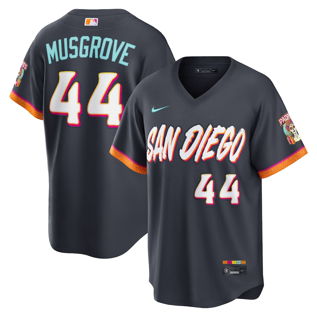 Padres Java Joe Joe Musgrove San Diego Padres 2026 City Connect Stadium Jersey - Obsid ...