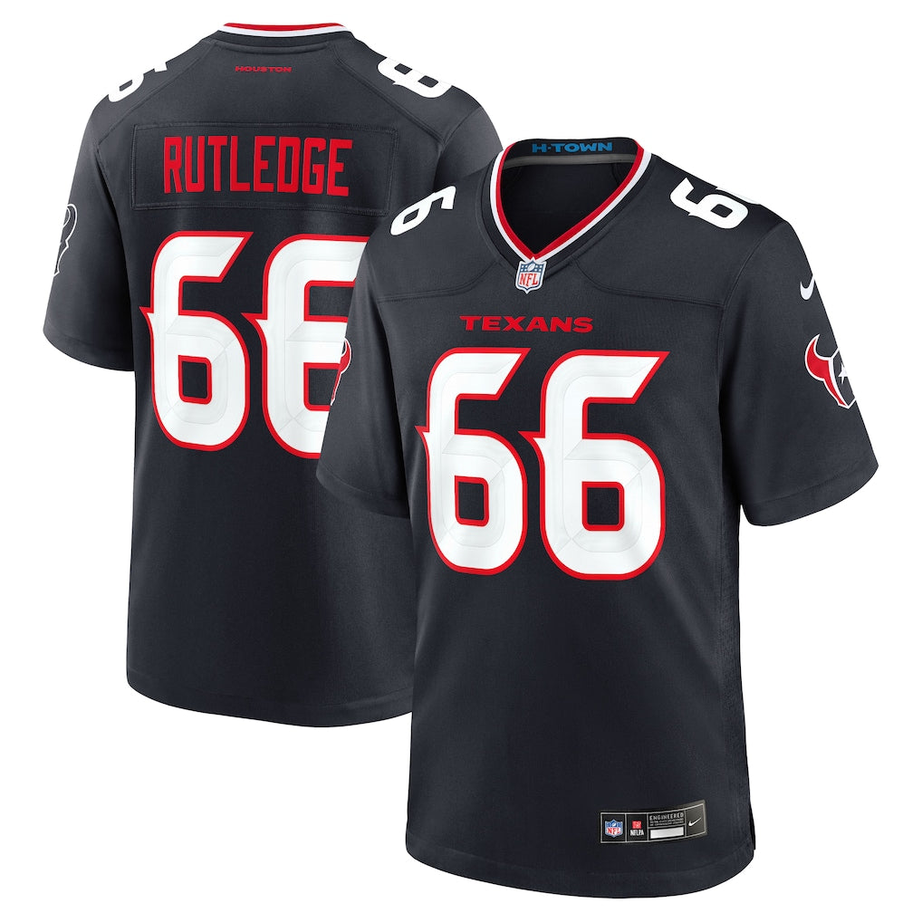 Keylan Rutledge Houston Texans 2026 NFL Draft First Round Pick No. 26 Jersey - Navy