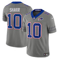 Khalil Shakir Buffalo Bills Nickel City Jersey - Gray