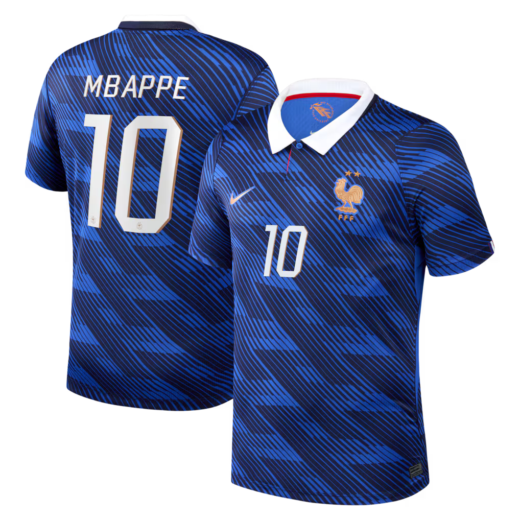 Kylian Mbappé France National Team 2026 Home Stadium Jersey - Blue
