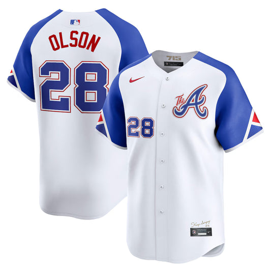 Matt Olson Atlanta Braves City Connect Limited Jersey - White