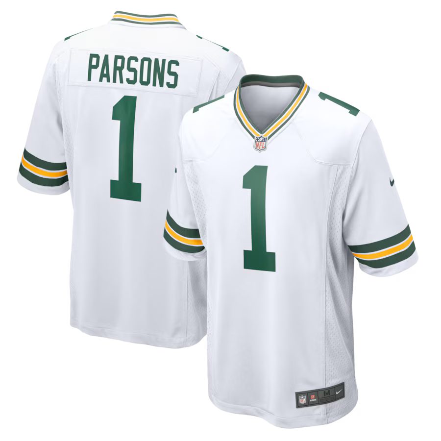 Micah Parsons Green Bay Packers Jersey - White