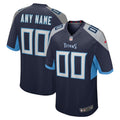 Custom Tennessee Titans Jersey - Navy