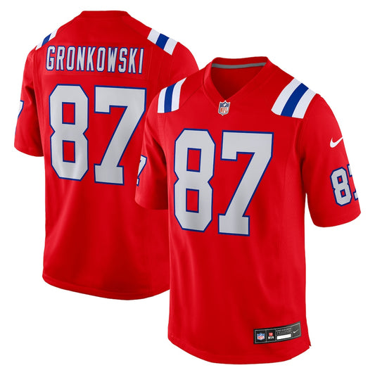 Rob Gronkowski New England Patriots Alternate Retired Player Jersey - Red