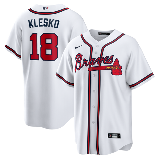 Ryan Klesko Atlanta Braves Home Retired Player Jersey - White