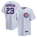 Ryne Sandberg Chicago Cubs Home Retired Player Jersey - White