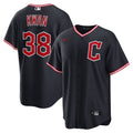Steven Kwan Cleveland Guardians Alternate Jersey - Navy
