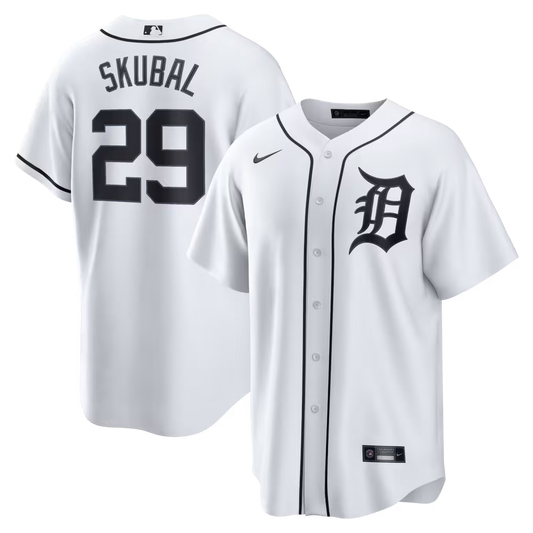 Tarik Skubal Detroit Tigers Home Jersey - White
