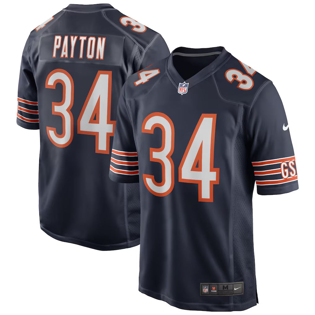 Walter Payton Chicago Bears Retired Player Jersey - Navy