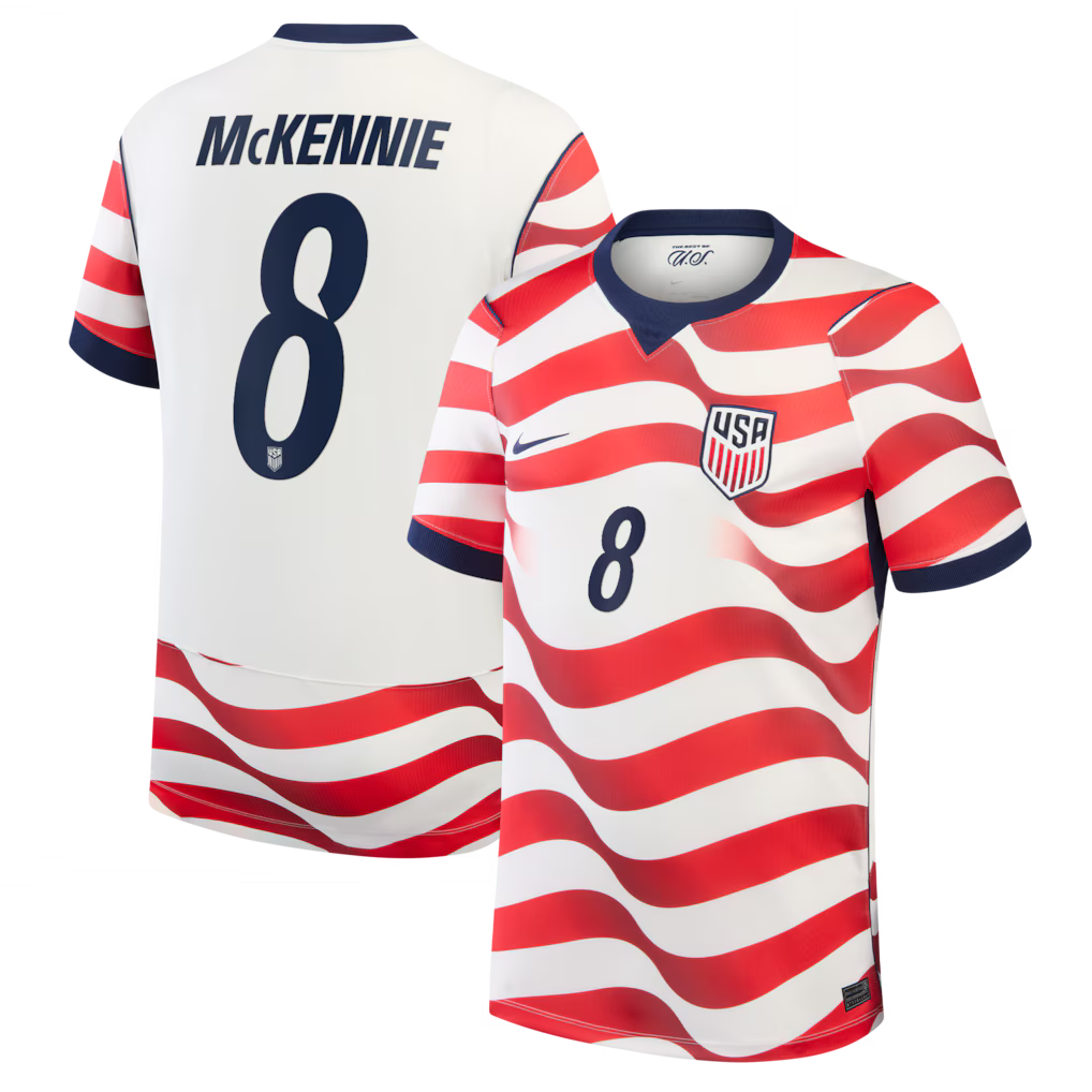 Weston McKennie USA National Team FIFA x World Cup 2026 Home On Field Jersey - White