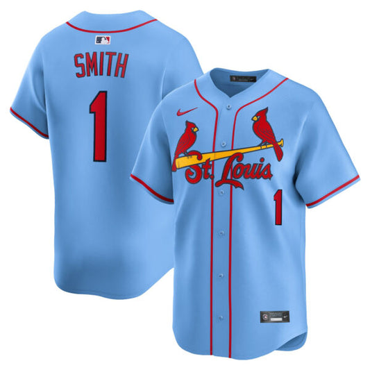Ozzie Smith St. Louis Cardinals Alternate Limited Jersey - Light Blue