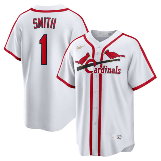 Ozzie Smith St. Louis Cardinals Cooperstown Collection Jersey - White