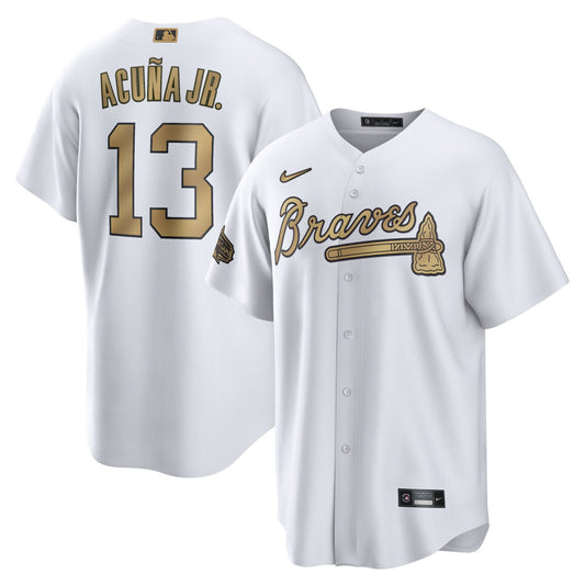 Ronald Acuna Jr Atlanta Braves 2022 All-Star Jersey – White
