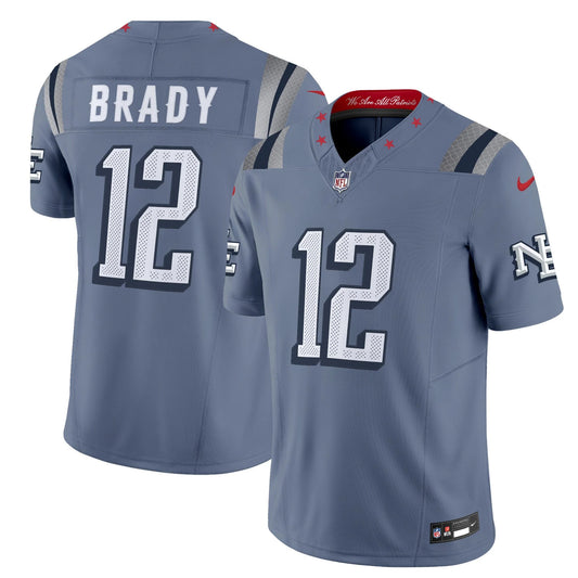 Tom Brady New England Patriots 2025 Rivalries Collection Jersey - Storm Blue