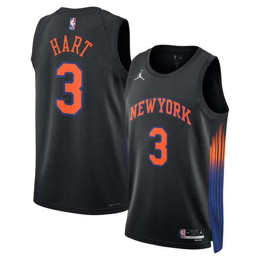 Josh Hart New York Knicks Unisex Swingman Jersey - Statement Edition - Black