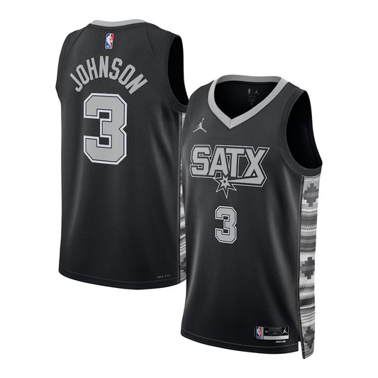 Keldon Johnson San Antonio Spurs Unisex Swingman Jersey - Statement Edition - Black