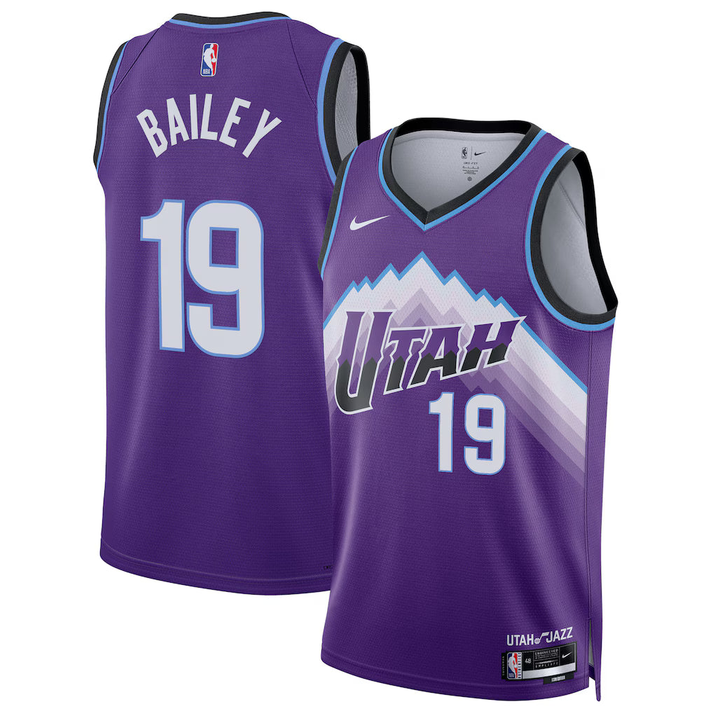 Ace Bailey Utah Jazz Unisex Swingman Jersey - Icon Edition - Purple