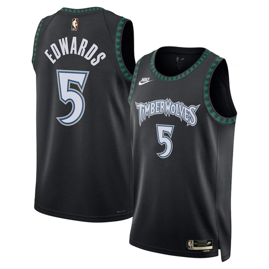 Anthony Edwards Minnesota Timberwolves Unisex Swingman Jersey - Classic Edition - Black