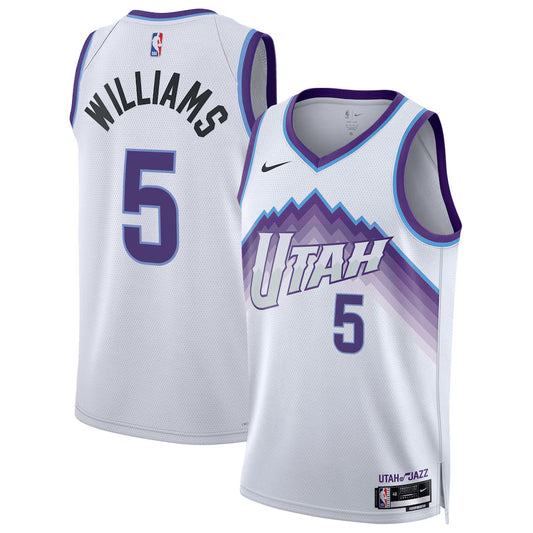 Cody Williams Utah Jazz Unisex Swingman Jersey - Association Edition - White