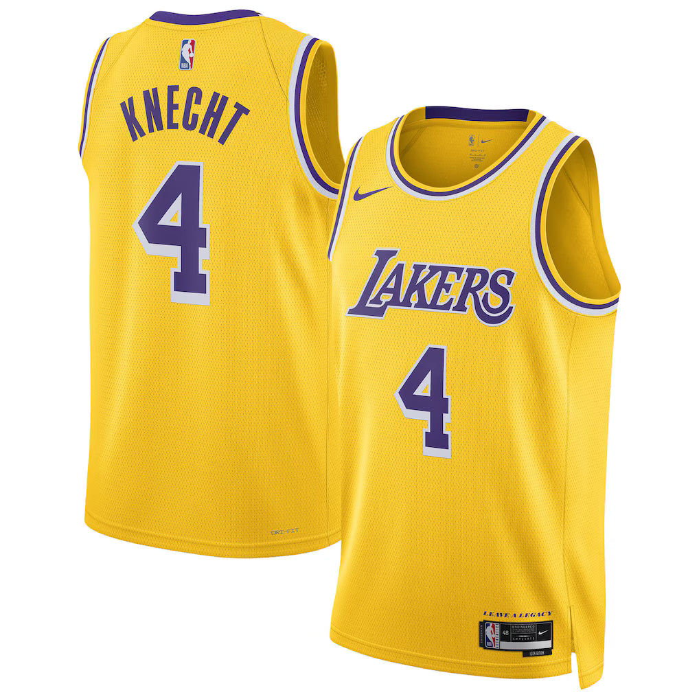 Dalton Knecht Los Angeles Lakers Unisex - Swingman Jersey - Gold