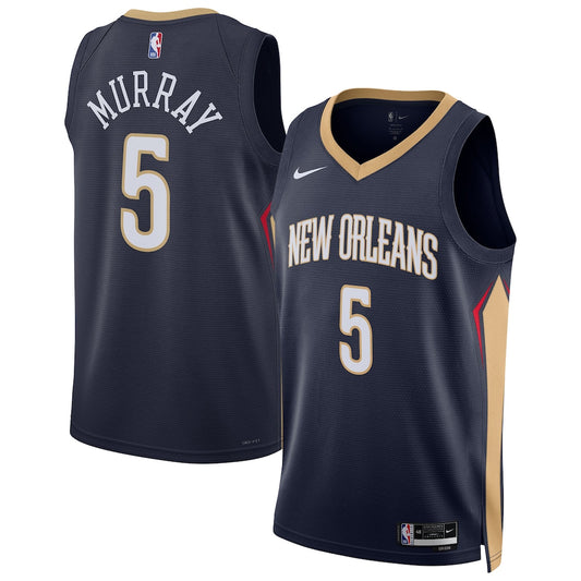 Dejounte Murray New Orleans Pelicans Unisex Swingman Jersey - Navy