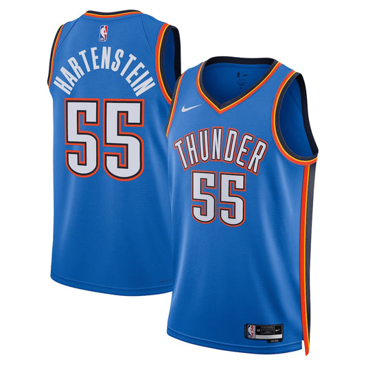 Isaiah Hartenstein Oklahoma City Thunder Unisex Swingman Player Jersey - Icon Edition - Blue