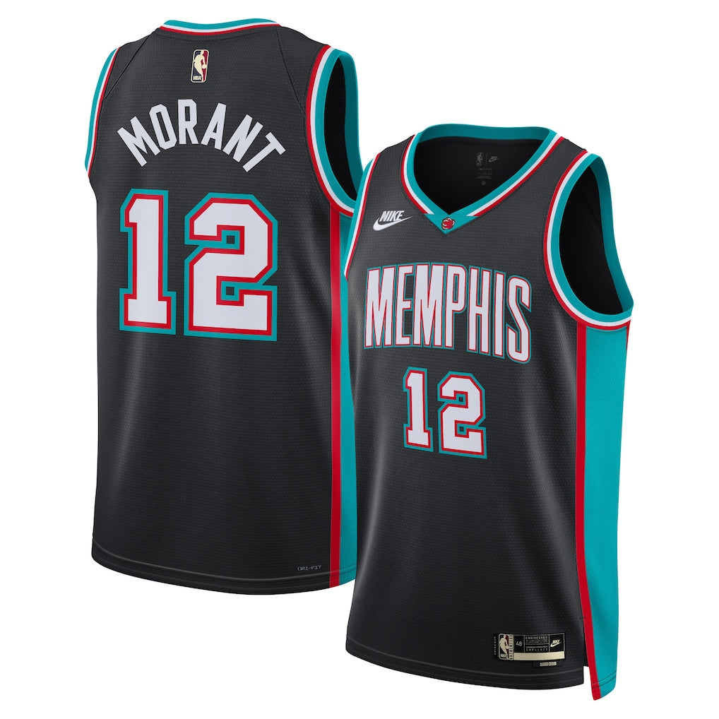 Ja Morant Memphis Grizzlies Unisex Swingman Jersey - Classic Edition - Black