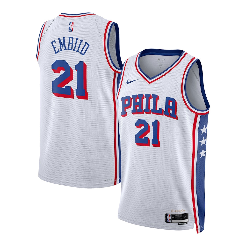 Joel Embiid Philadelphia 76ers Unisex Swingman Jersey - Association Edition - White