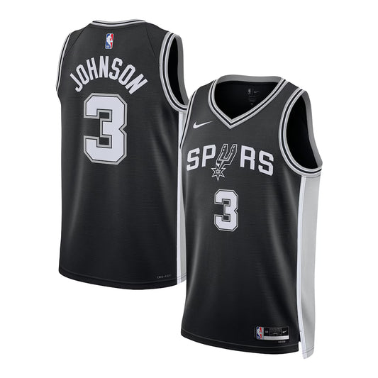 Keldon Johnson San Antonio Spurs Unisex Swingman Jersey - Icon Edition - Black