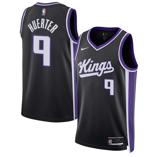 Kevin Huerter Sacramento Kings Unisex Swingman Jersey - Icon Edition - Black