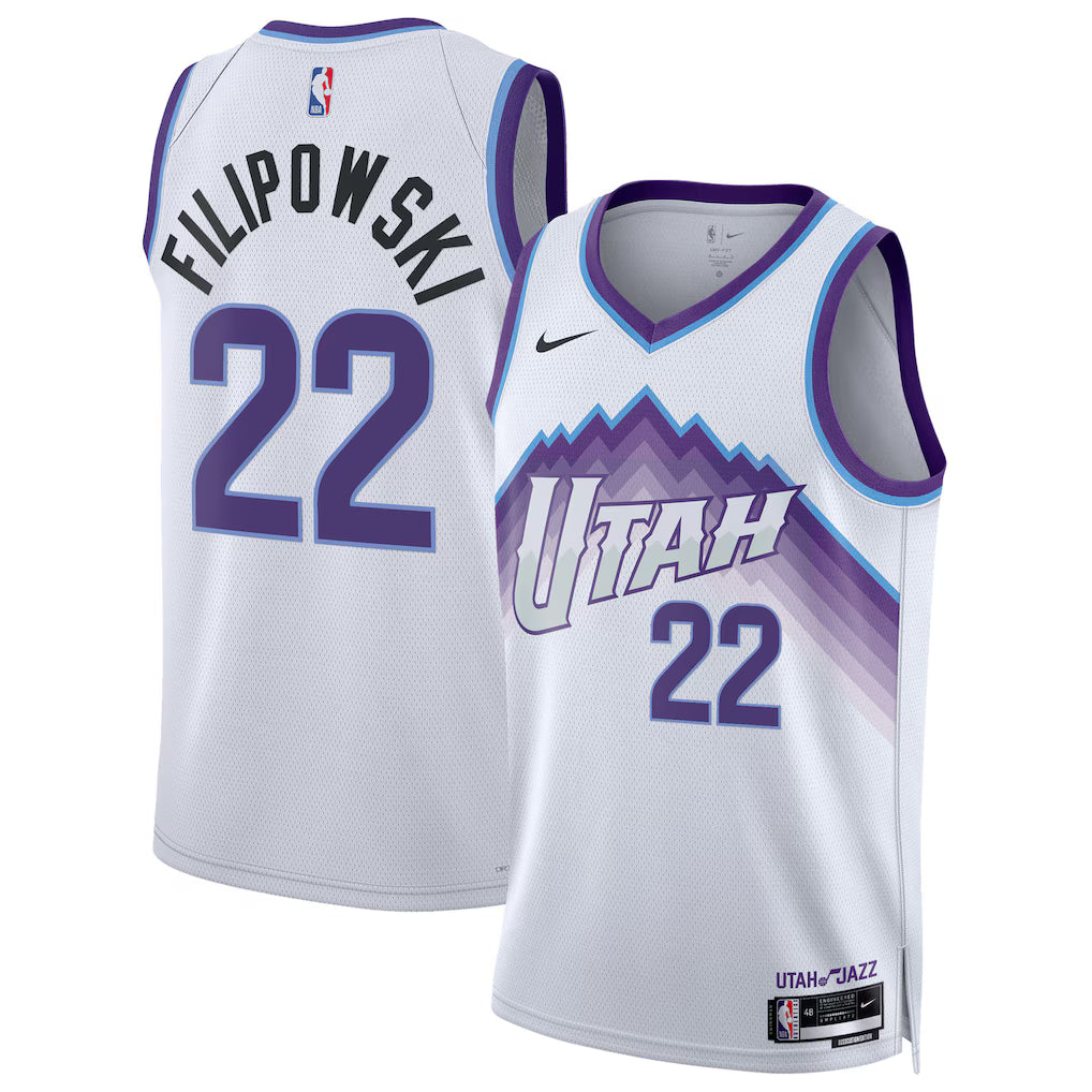 Kyle Filipowski Utah Jazz Unisex Swingman Jersey - Association Edition - White