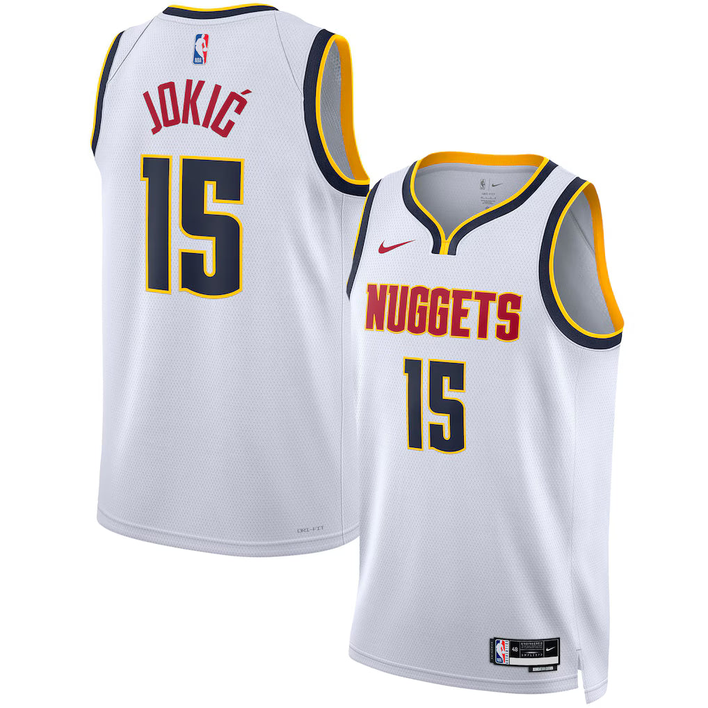 Nikola Jokic Denver Nuggets Unisex Swingman Jersey - Association Edition - White