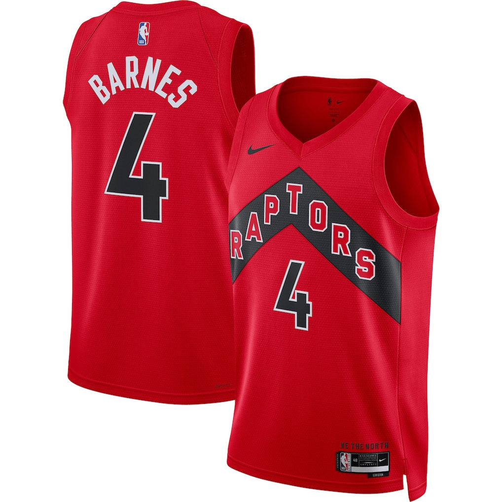 Scottie Barnes Toronto Raptors Nike Unisex Swingman Jersey - Icon Edition - Red