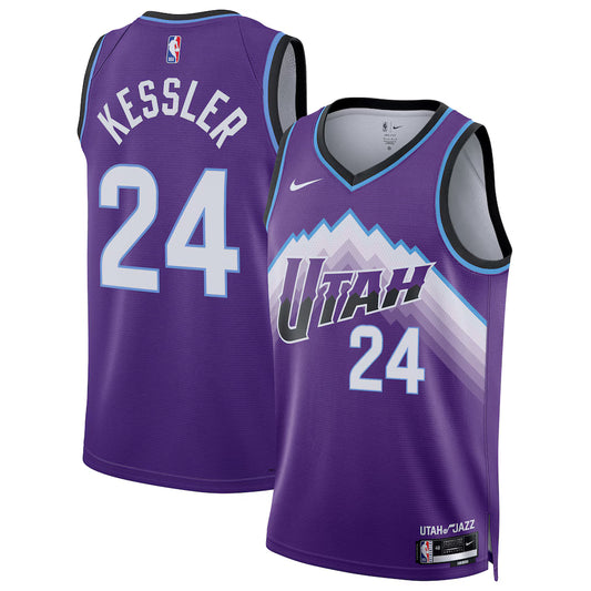 Walker Kessler Utah Jazz Unisex Swingman Jersey - Icon Edition - Purple