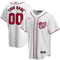 Custom Washington Nationals Alternate Jersey - White