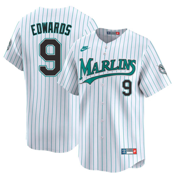 Xavier Edwards Miami Marlins Cooperstown Limited Jersey - White