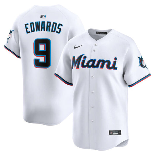 Xavier Edwards Miami Marlins Home Limited Jersey - White