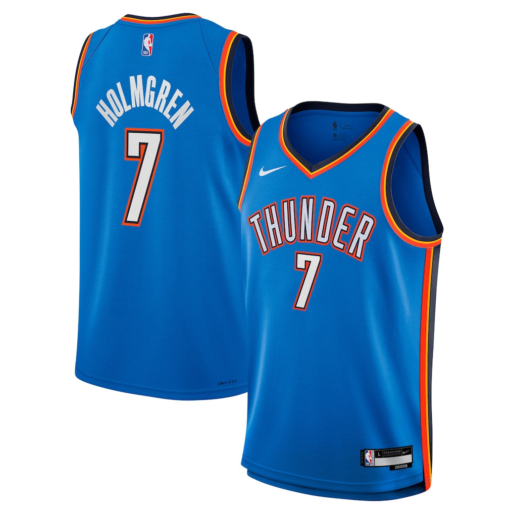 Chet Holmgren Oklahoma City Thunder Swingman Jersey - Icon Edition - Blue